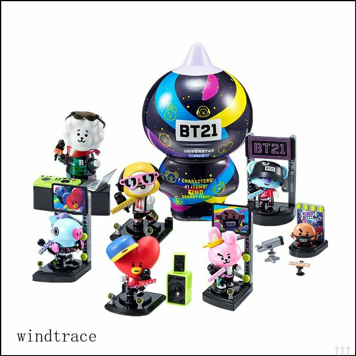 Суперзвездный набор BT21 для игр и веселья