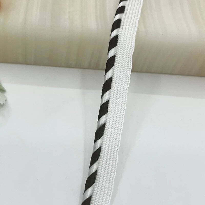 Лента декоративная 1 см, белая, 5 ярдов, Color: 8