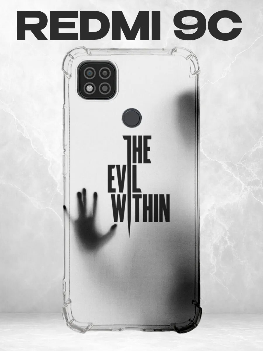 Чехол на Xiaomi Redmi 9C хоррор the evil within