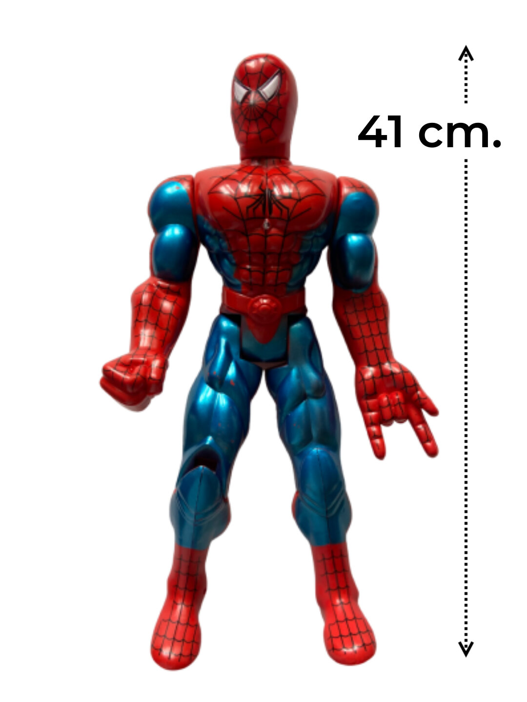 Фигурка супергероя "Человек-паук", подвижная, 41см, со светом