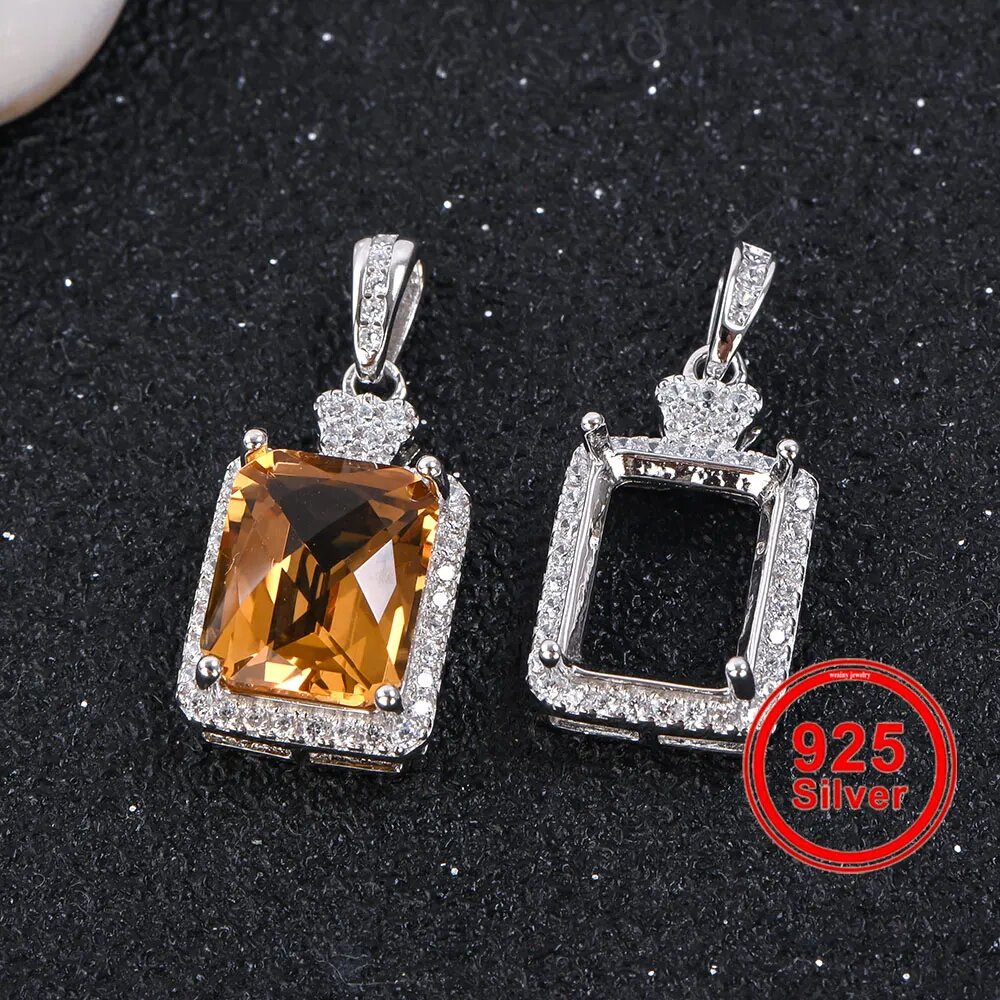 Основа для подвески из серебра 925 Weainy 8*10 мм