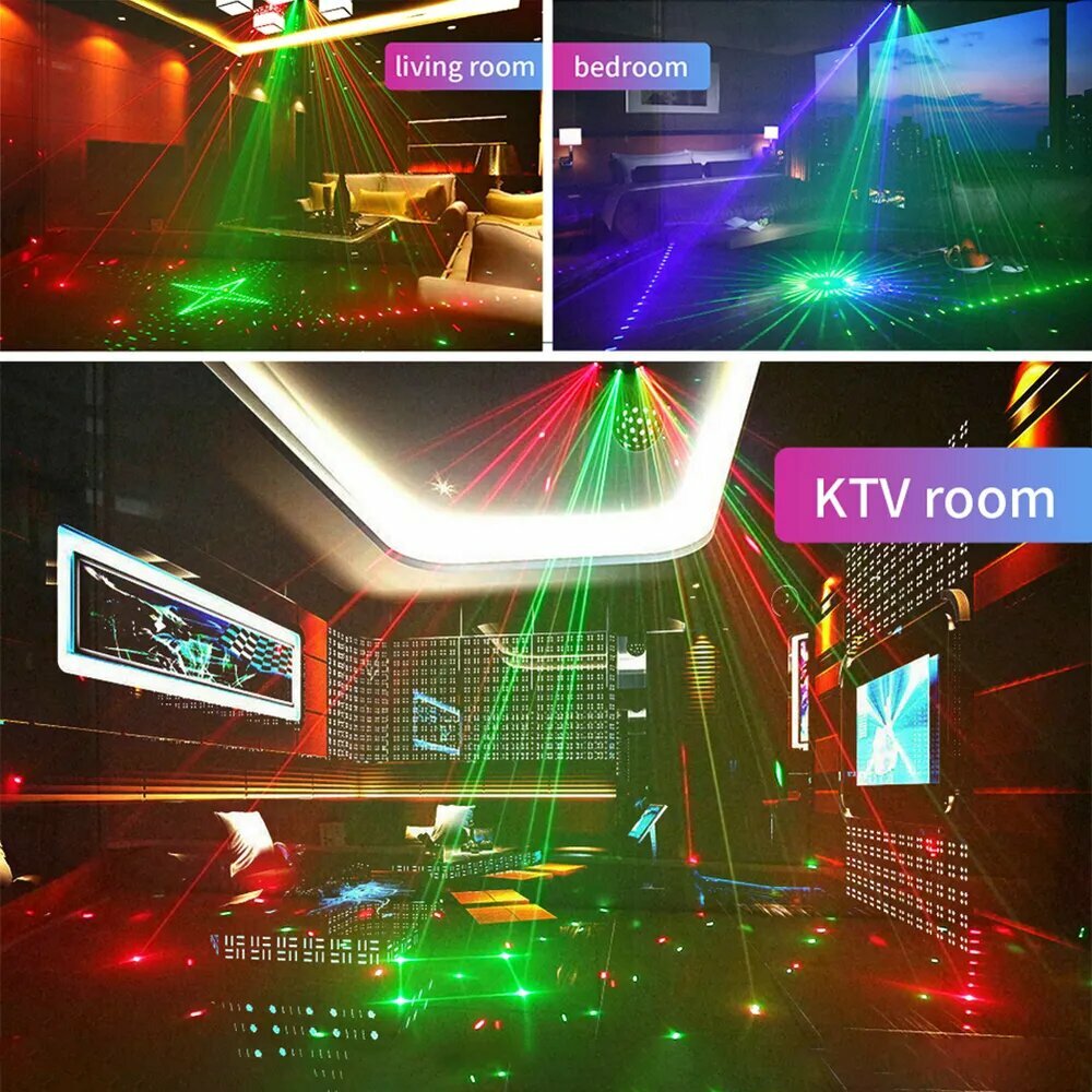 Сценический RGB-светильник с DMX-управлением, 500 Вт, лазерный эффект