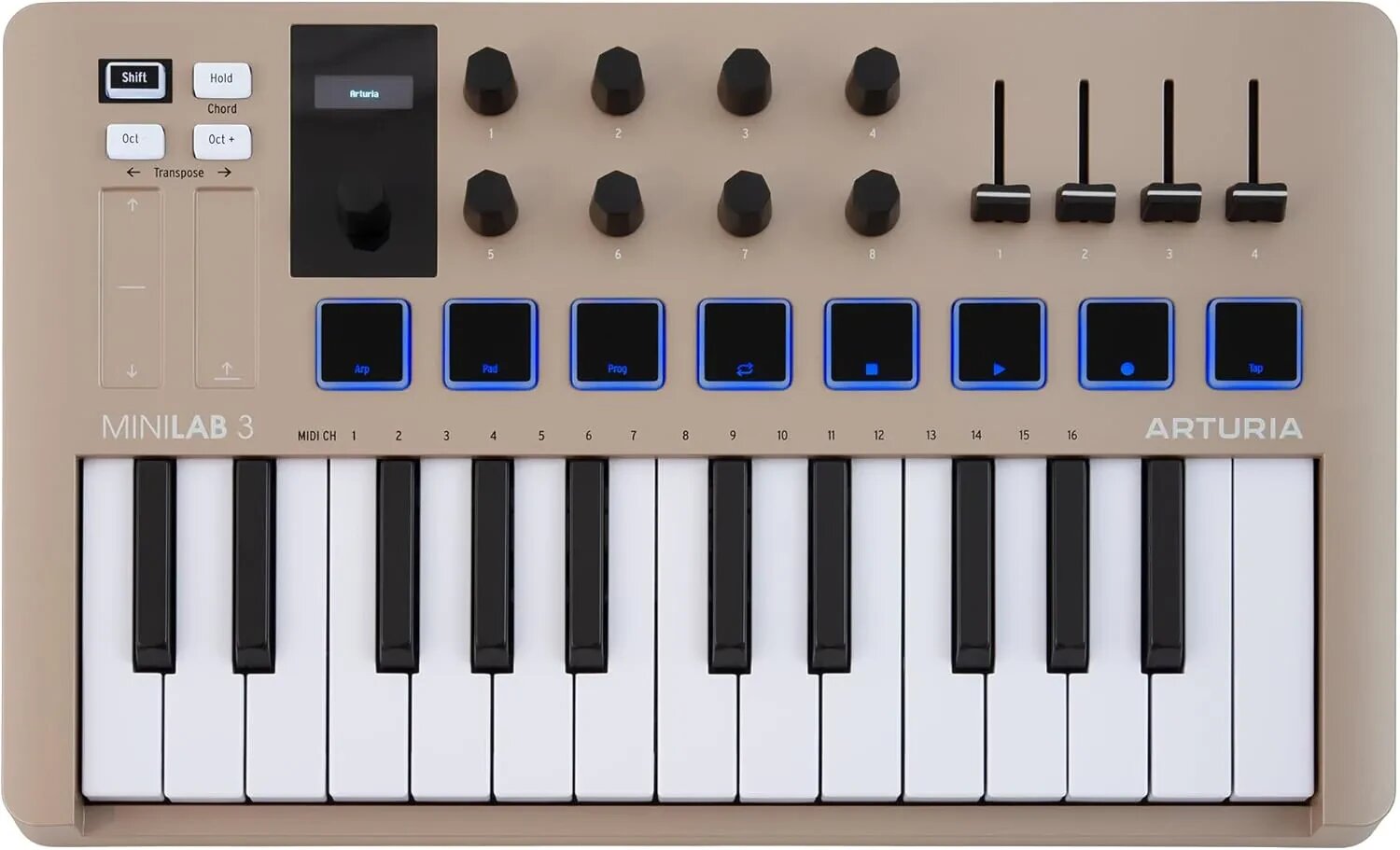Миди-клавиатура Arturia MiniLAB 3 Champagne