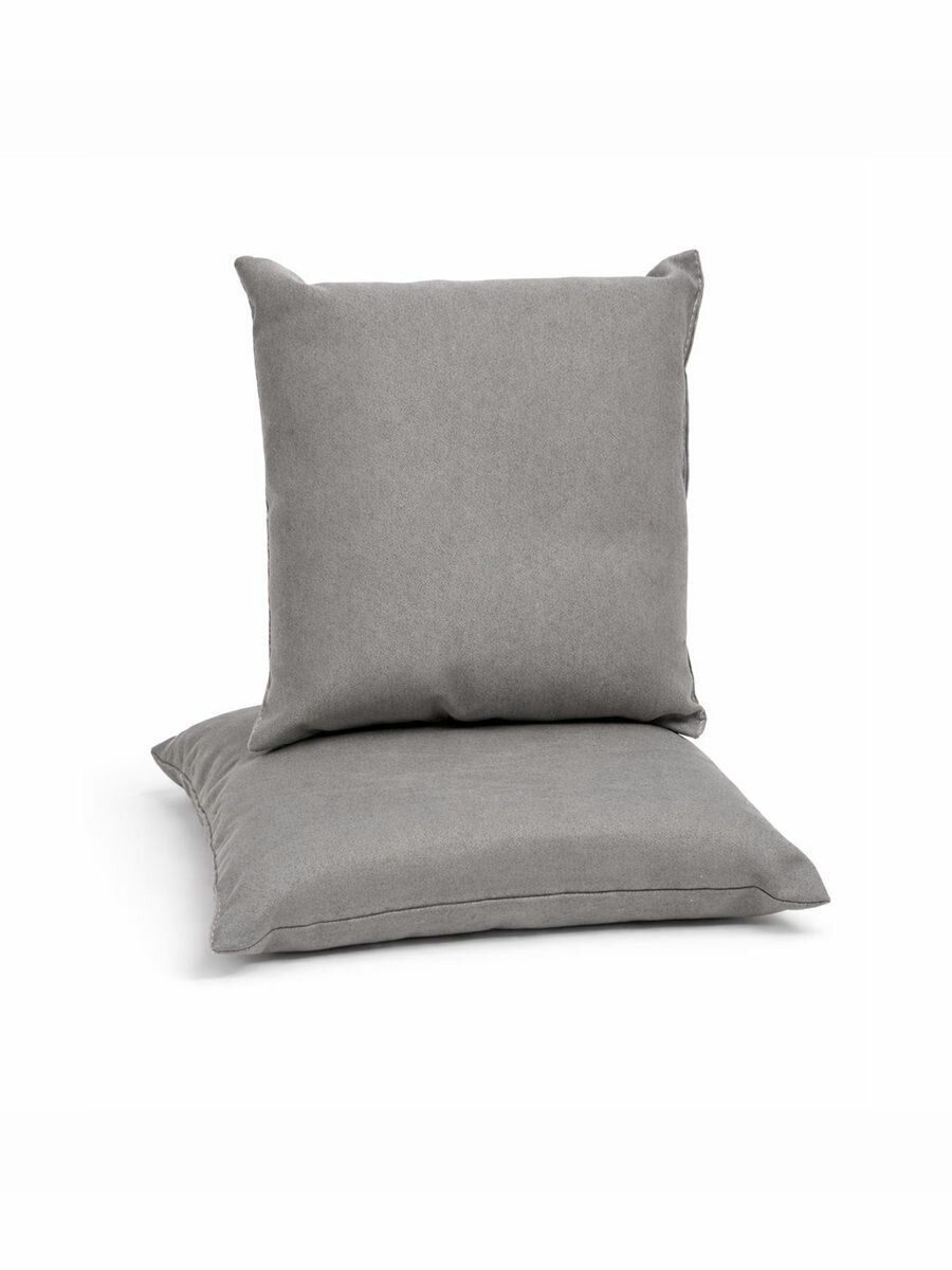 Подушки для растяжки (2 шт!), йоги и фитнеса AZEN 25х25х7 см серые