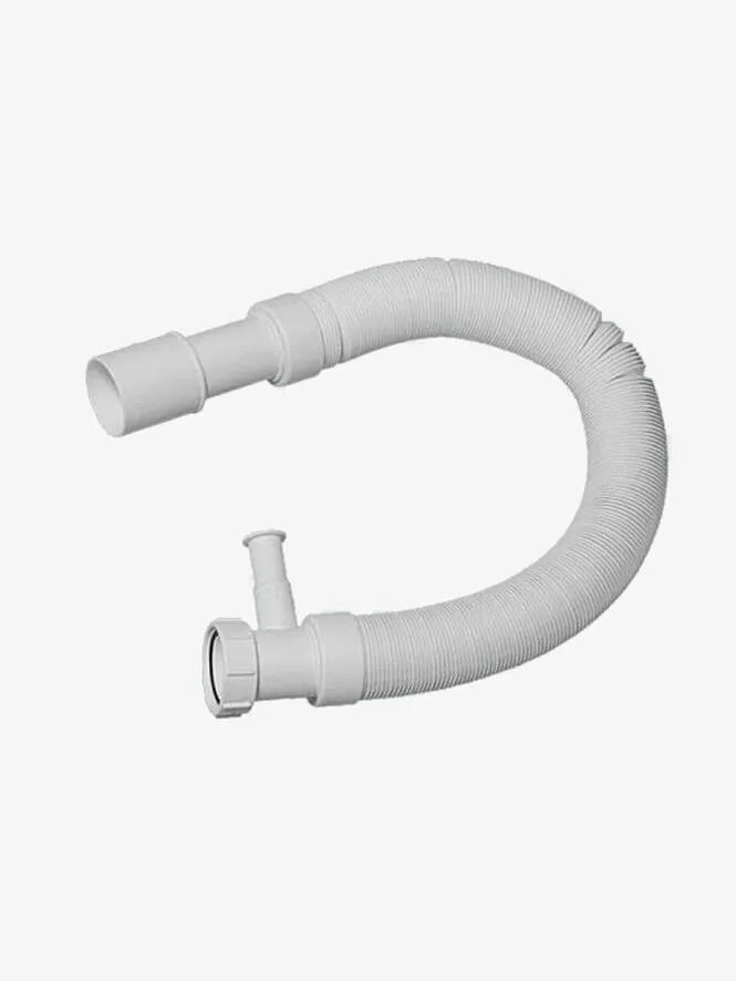 Гофра с носиком McALPINE MRMF2W L 450-1000мм, d40/50мм, пластик, белый