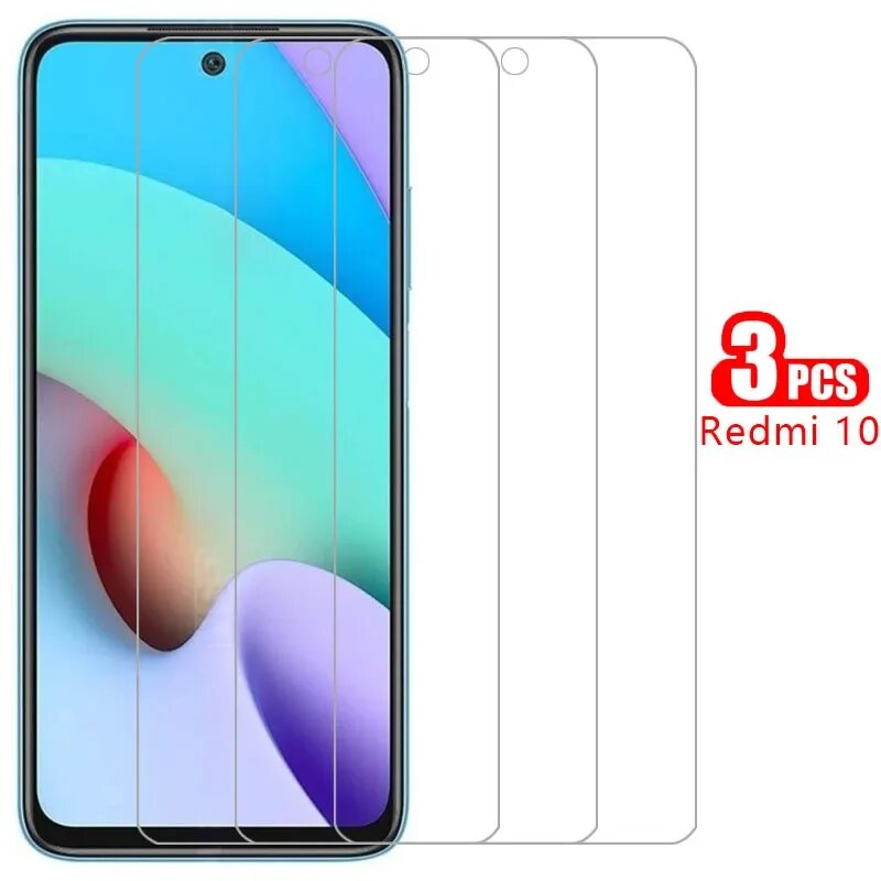 Защитное закаленное стекло для xiaomi redmi 10, защитная пленка для экрана redmi10 6.5, защитная пленка xiomi xiami xaomi red mi readmi remi