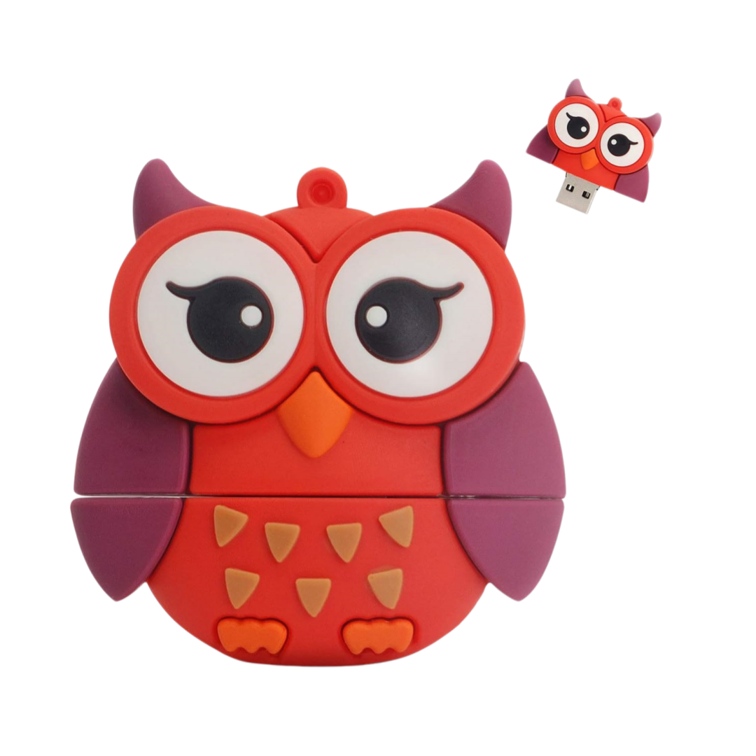 2026 New Owl cat Shape Memory Stick Flash Drive Pendrive Thumb Drive Jump Drive U Disk 512GB