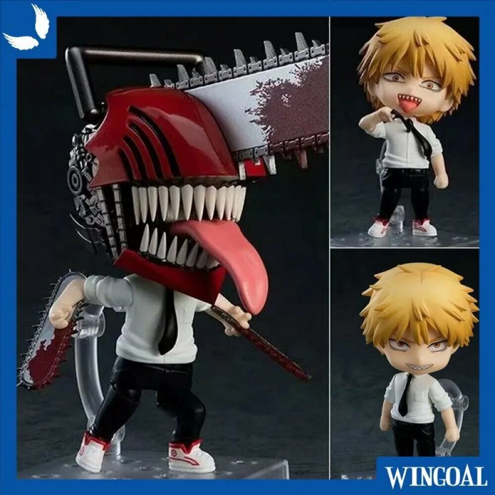 Фигурка нендороид Человек бензопила Дэнджи / Chainsaw Man Denji Подарки для болельщиков (10 см) 1560