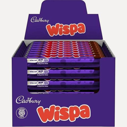 Изображение товара Шоколадный батончик Виспа Кэдберри / Wispa Cadbury 48 шт х 36 гр (Великобритания)