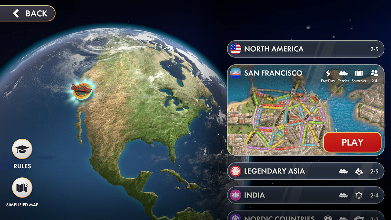 Ticket to Ride - San Francisco City Дополнение DLC PC Steam Ключ