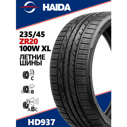 Летние шины Haida HD937 255/55 R20 110V XL асимметричный, ненаправленный протектор