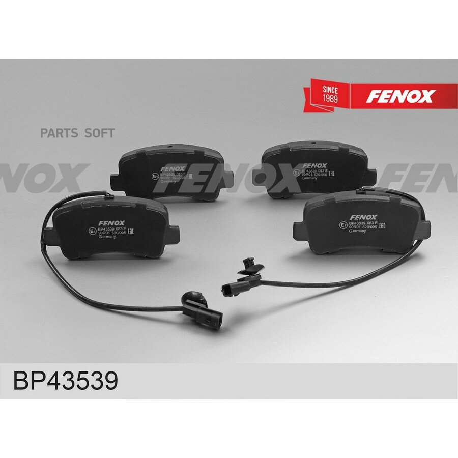 Колодки тормозные дисковые Renault Master III 10 FENOX BP43539