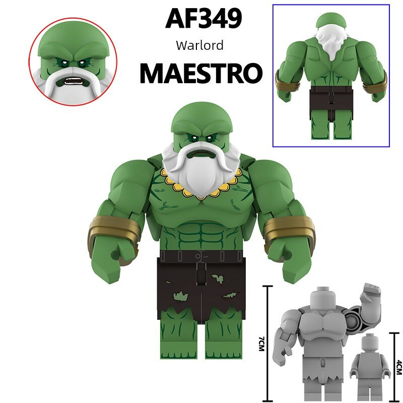 Минифигурка LEGO Marvel Super Heroes Воин-мастер AF349, 1 шт. коллекционная фигурка