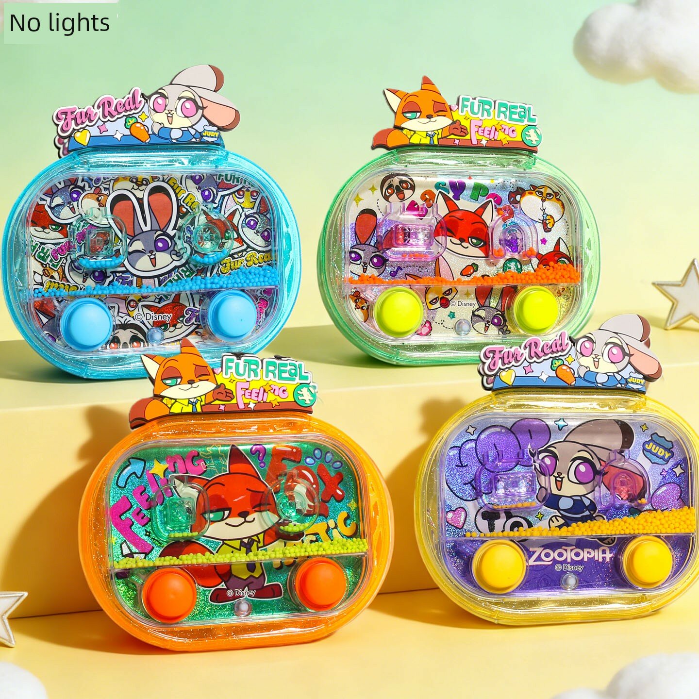 Disney Zootopia Водная игра с кольцами для детей 3-6 лет, три разные фигурки