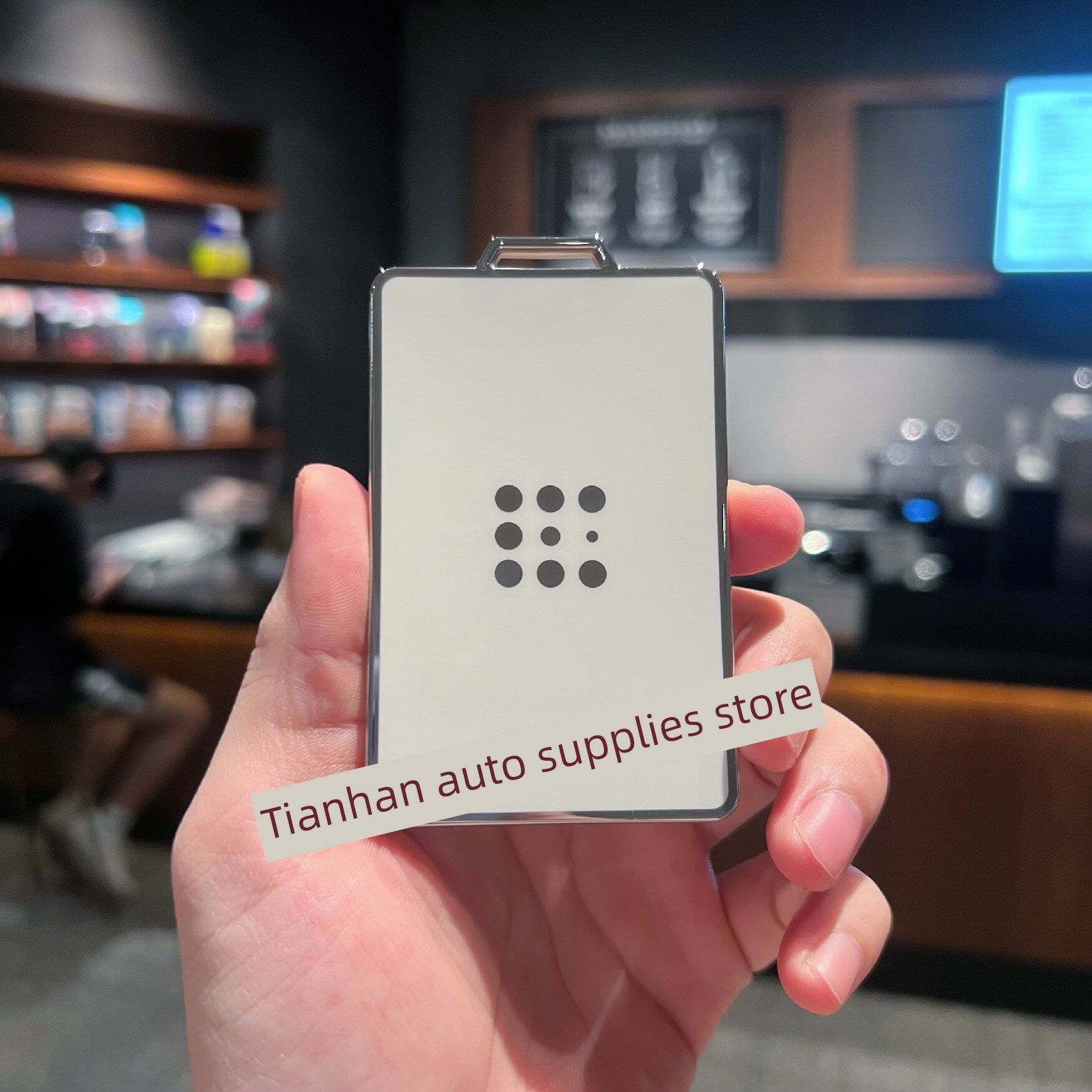 Чехол для ключа от автомобиля цвета слоновой кости с одинарной оболочкой, NFC-доступ для простой защиты ключей