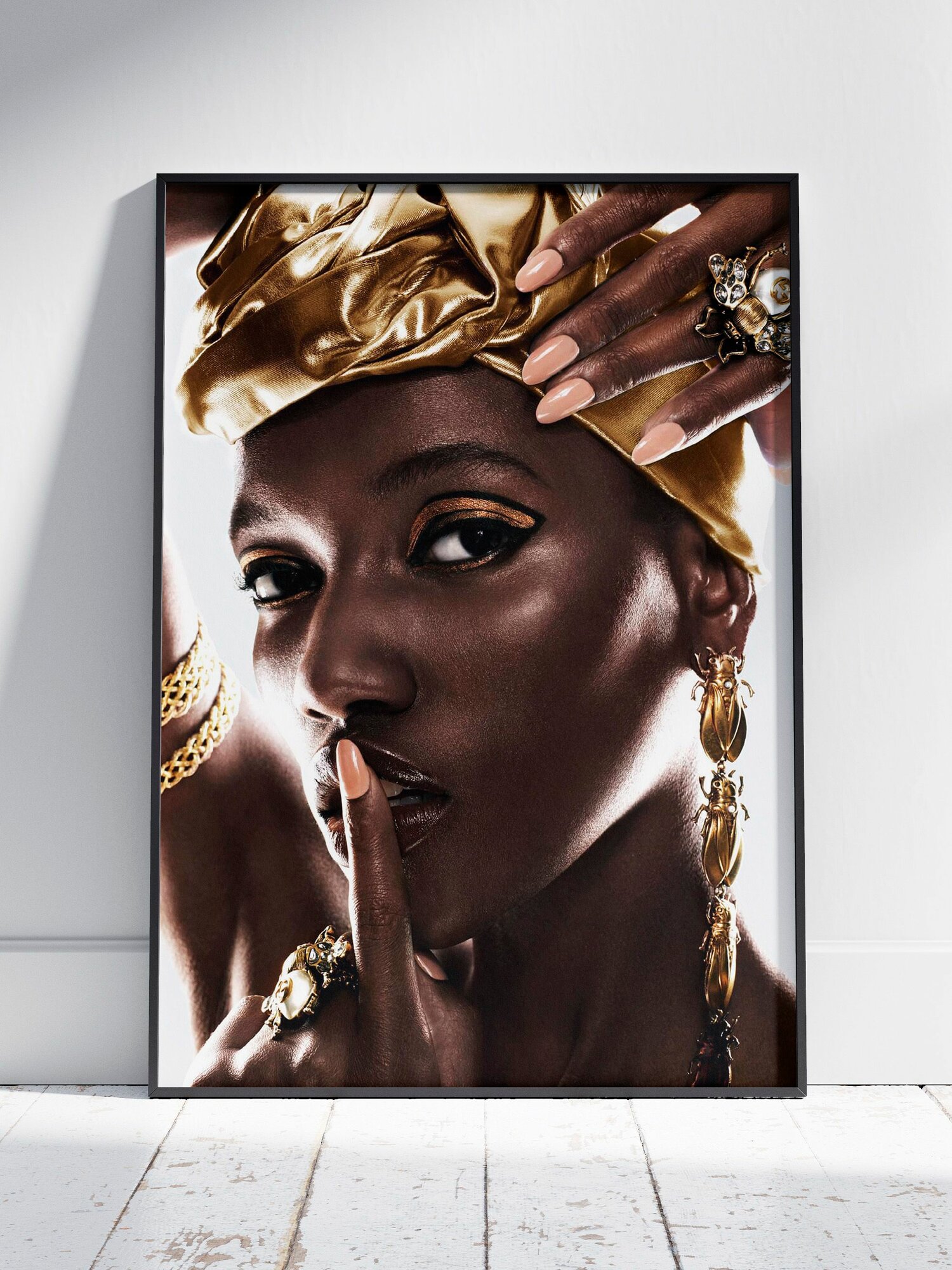 Плакат на стену для интерьера Гериет Пол (Herieth Paul 3) - Постер по модели, бренду и моде формата A4 (21x30 см)
