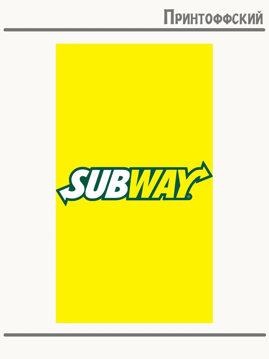 Термонаклейка для одежды и аксессуаров DTF-печать subway