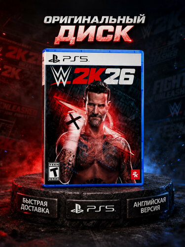 Изображение товара Игра WWE 2K26 на Playstation 5, Английская версия, игра на диске