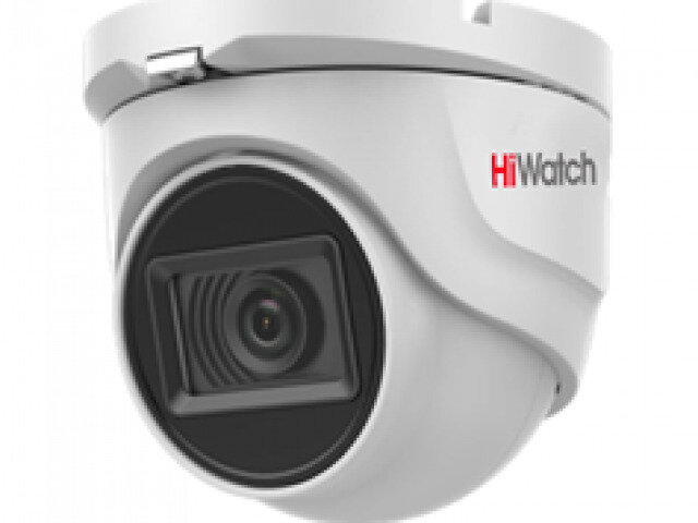 Hiwatch DS-T503(C)(2.8 mm) - 5 Мп уличная купольная мультиформатная камера, объектив 2,8 мм, ИК-подсветка до 30 м