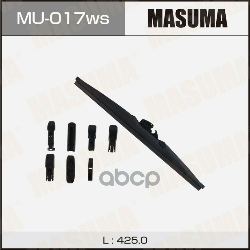 Дворник зимний 17 крюк (425мм) Оптимум Masuma арт. MU-017ws