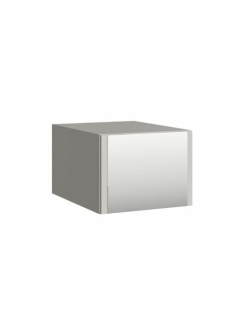 Антресоль Альта (0,4) 300 без планки, с зеркалом, кашемир, 300х400х520, микон