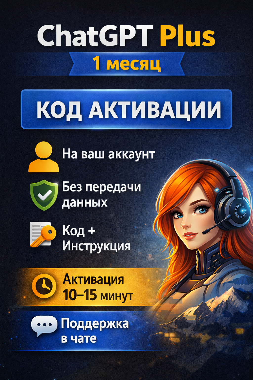 GPT-5.4 Plus, SORA2, CODEX: продление на ваш профиль без входа и передачи данных