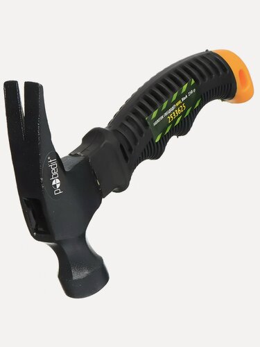 Изображение товара Молоток-гвоздодер слесарный Pobedit Mini 0.25 кг с обрезиненной ручкой, артикул 2533625