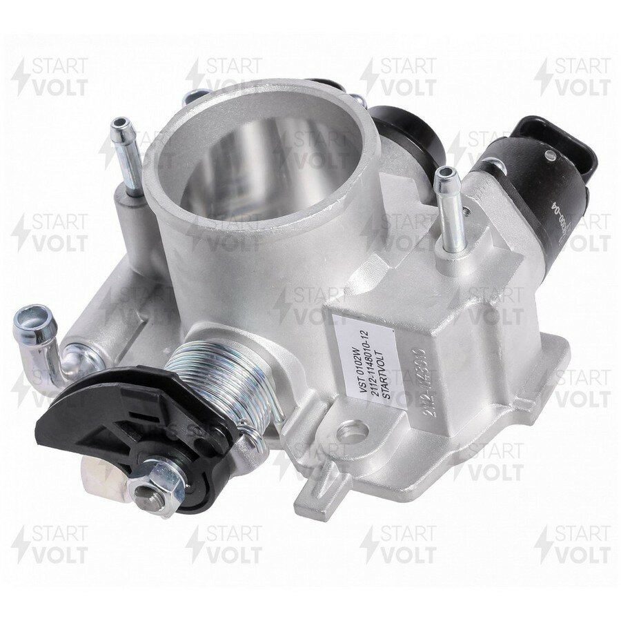 STARTVOLT VST0102W Заслонка дрос. в сборе c РХХ/дпдз для а/м Лада 2110/2115/1118/2170 увелич. диам. D52мм (VST 0102W)