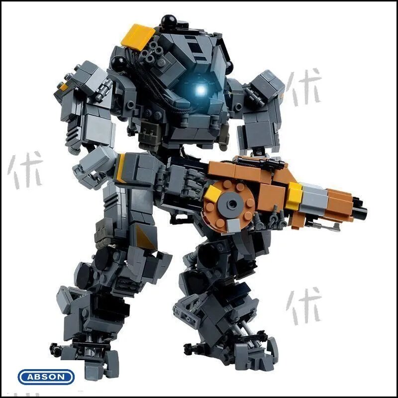Эксклюзивная сборная модель Ion из блоков Titanfall 2, детский конструктор TWJ0321A