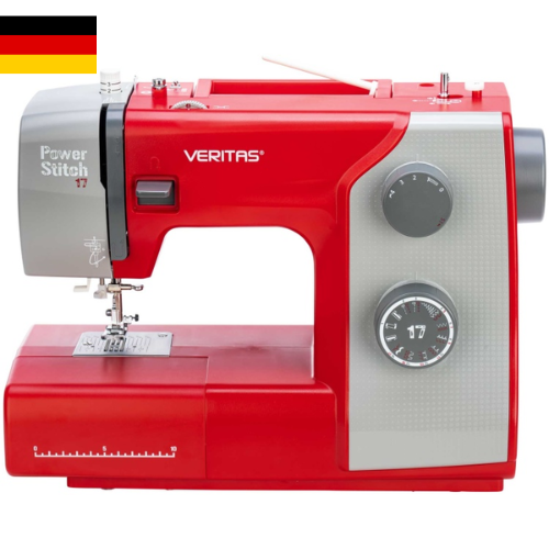 Швейная машина Veritas Power Stitch G17, качающийся челнок, электромеханическое управление, красная