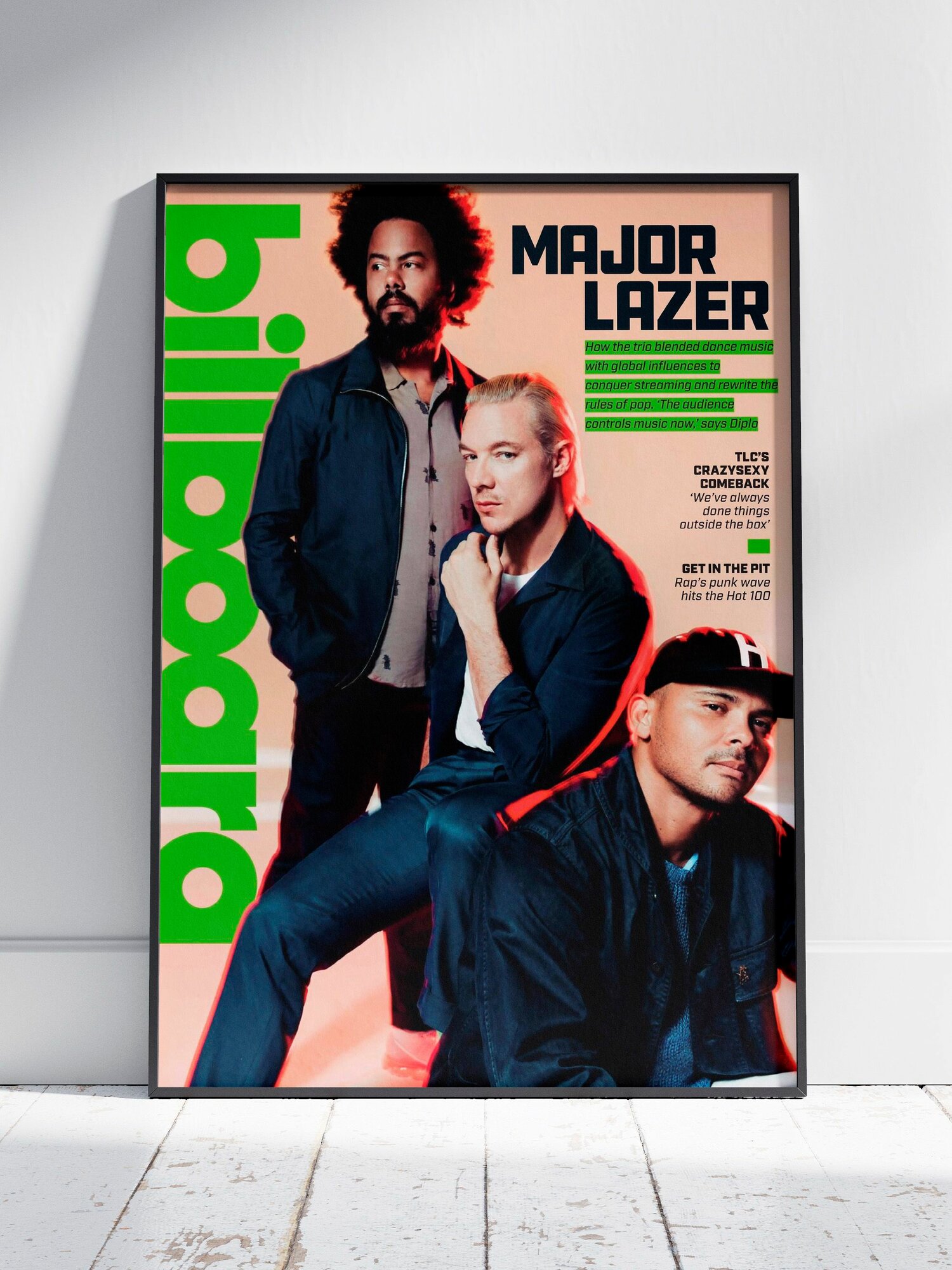 Плакат на стену для интерьера Мэйджор Лейзер (Major Lazer 1) - Постер по музыке и артисту формата A4 (21x30 см)