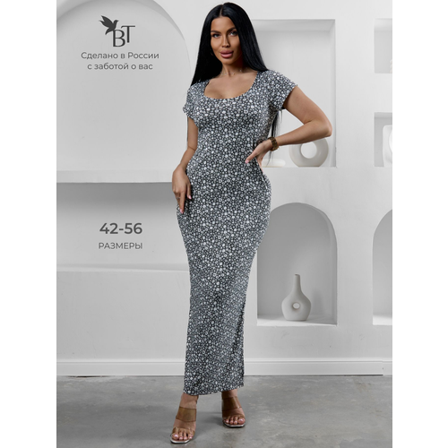 фото Платье buy-tex.ru женское вечернее, размер 46, черный