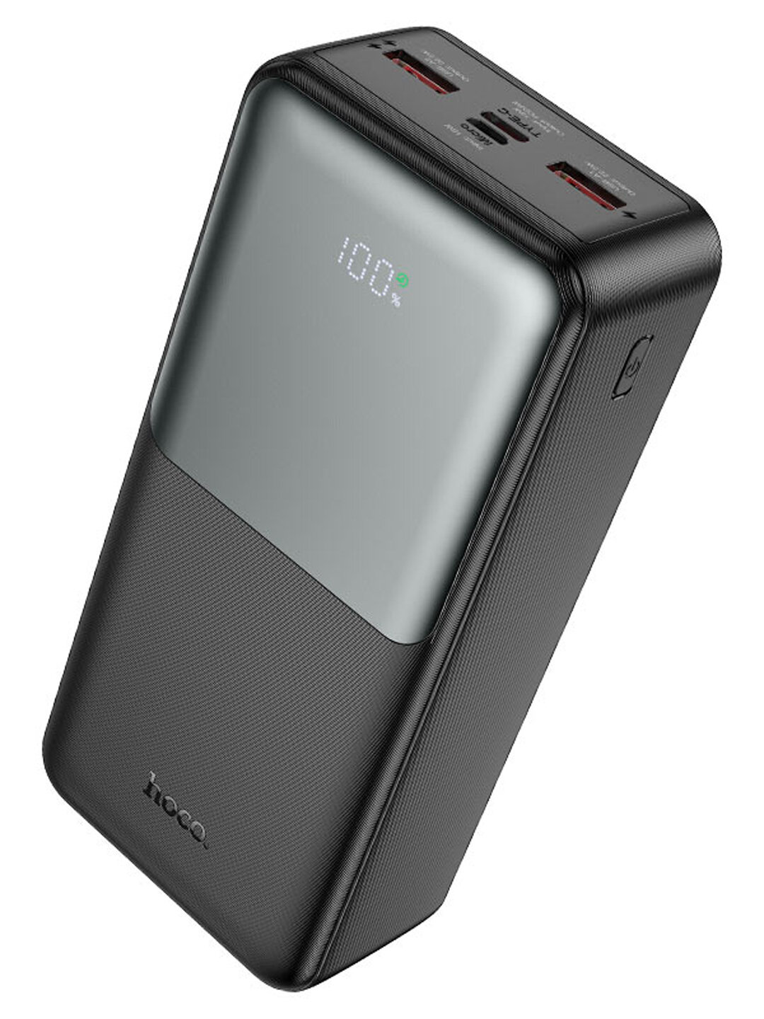 Портативный аккумулятор HOCO J136B Sirui 30000mAh 22.5W + PD20W, быстрая зарядка, 2USB + Type-C + Lightning, Black