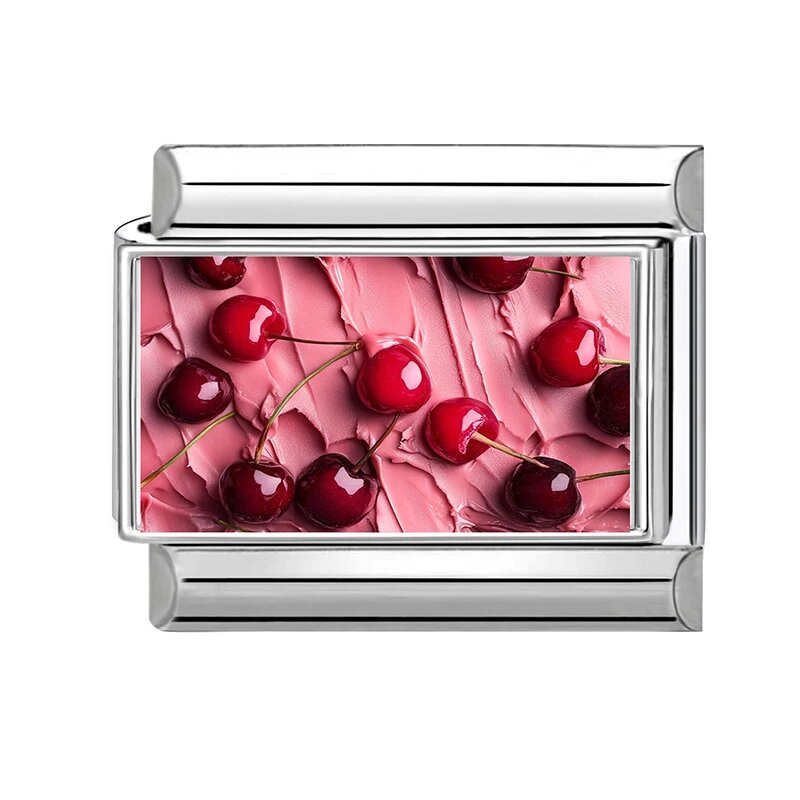Браслет из нержавеющей стали, розовый, Style 29