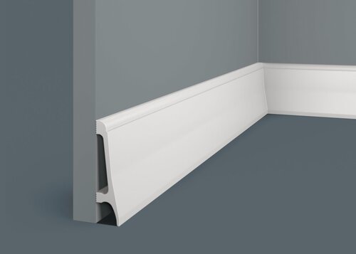 Изображение товара Плинтус 13 шт. PX018, 80х20х2000мм, Экополимер Cosca Decor