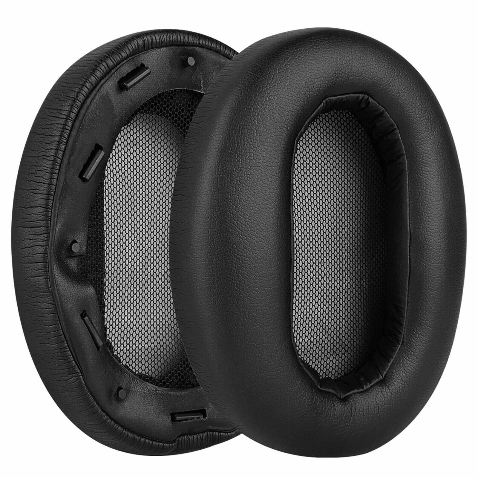 Амбушюры MyPads для наушников Sony MDR-1AM2 черные овальные из кожезаменителя