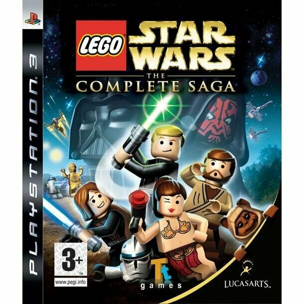 Игра по мотиву LEGO Star Wars The Complete Saga. Издание на диске. Английская версия на ps3.