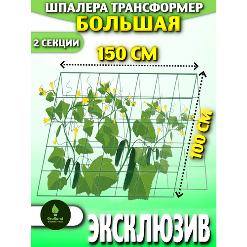 фото Шпалера для огурцов сетка 100 х 150 см