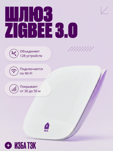 Изображение товара Шлюз Tuya ZigBee 3.0 Gateway с Bluetooth 5.0 для умного дома, хаб с USB-C, белый Zigbee hub