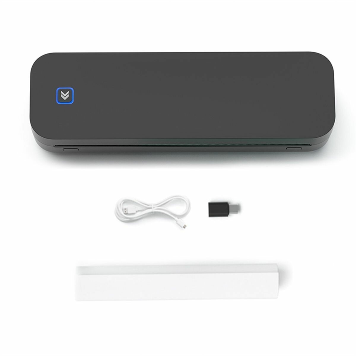 Портативный термопринтер формата А4 без чернил для офисной фотопечати, черный