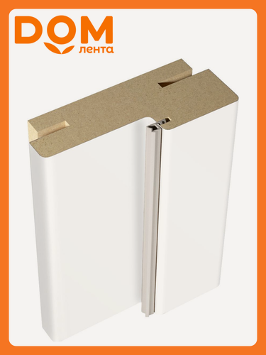 Изображение товара Дверная коробка "Юта", телескопическая, белая, 30x2100мм, 2.5шт