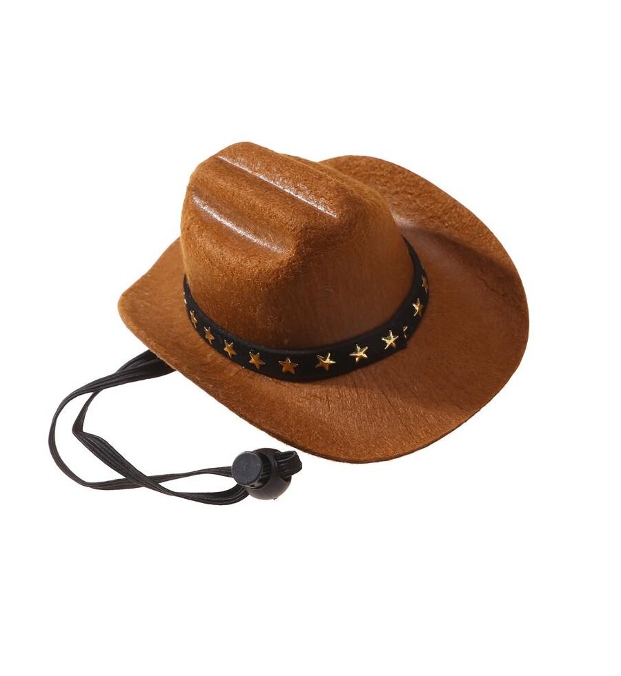 Шапка для собаки. Шляпа "Ковбой" (S )