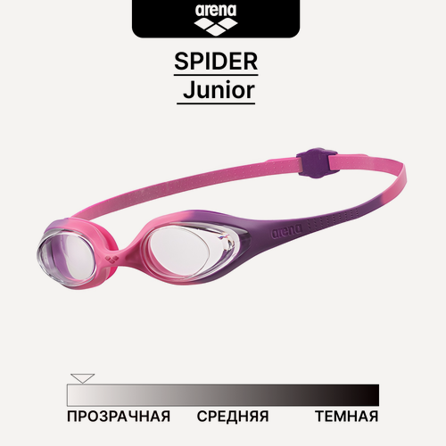Изображение товара Очки для плавания arena SPIDER JUNIOR, для детей 6-12 лет, быстрая регулировка кнопкой