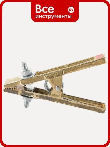 Изображение товара Клемма заземления КЗ-31 корд DK.4230.02782, пружинный зажим из медного сплава для надёжного соединения проводов