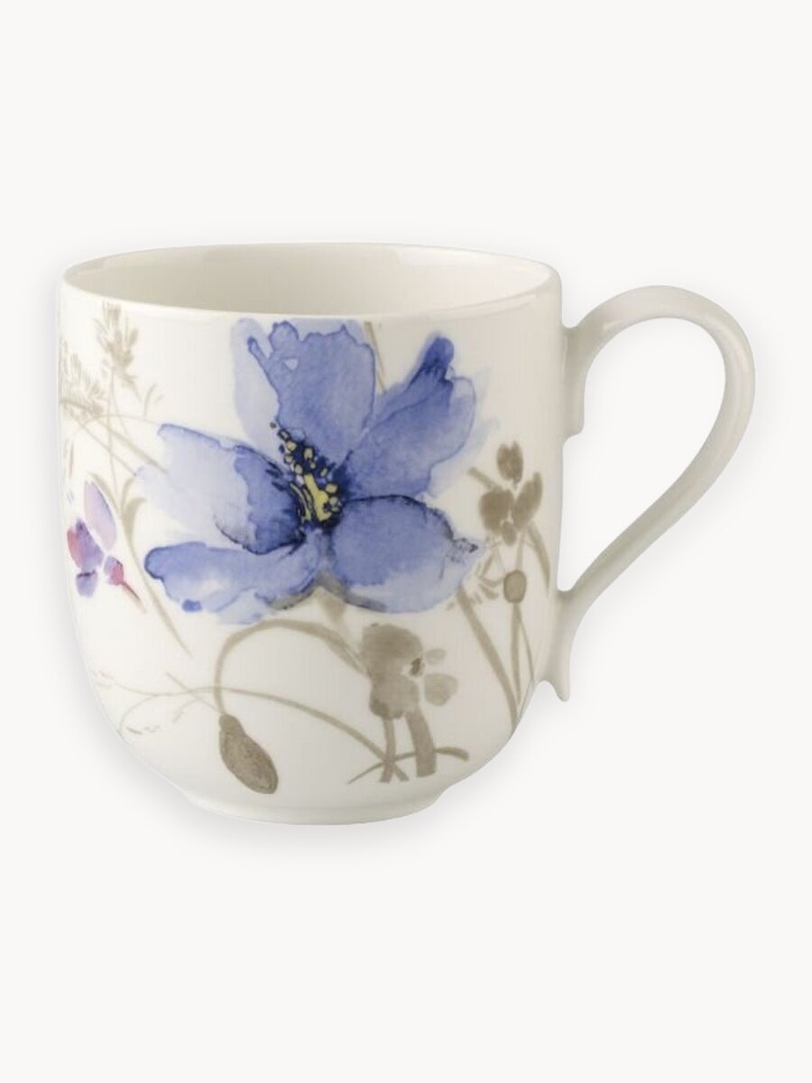 Кружка для чая и кофе 330 мл, Mariefleur Gris Basic, Villeroy & Boch, Премиум-Фарфор