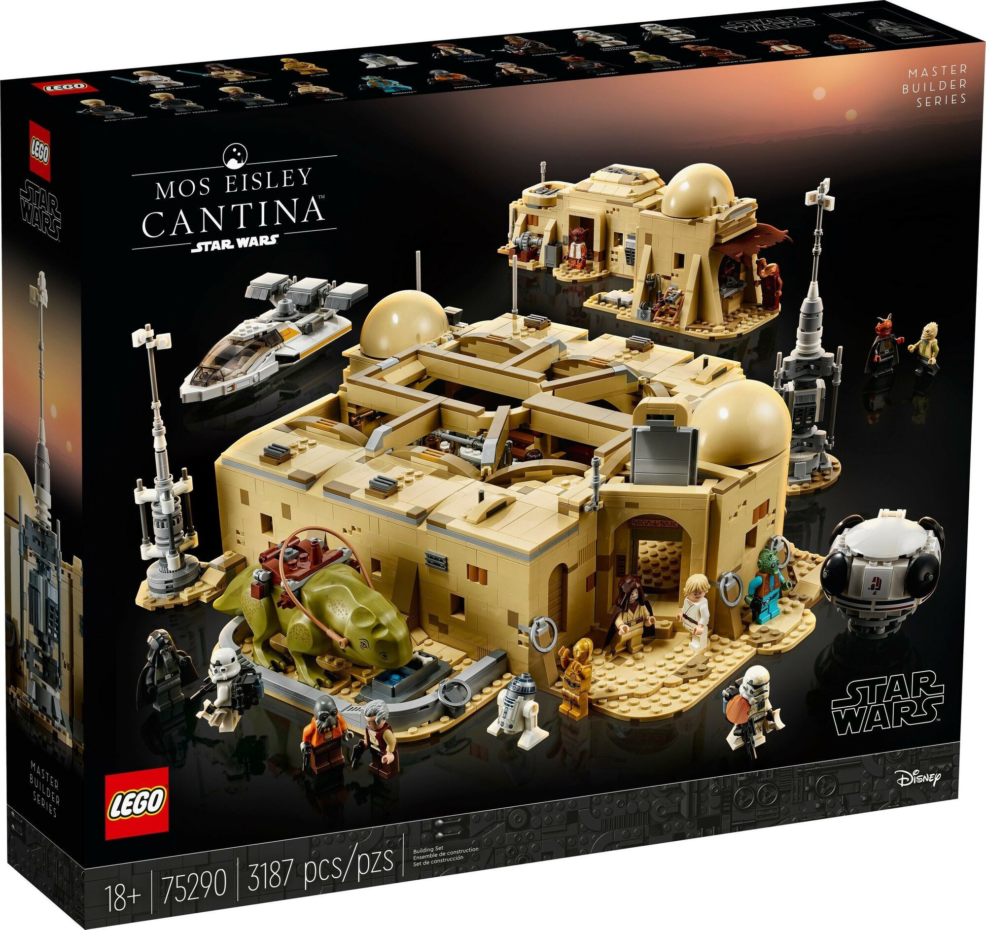 Конструктор LEGO Star Wars 75290 Кантина Мос-Эйсли, 3187 дет.