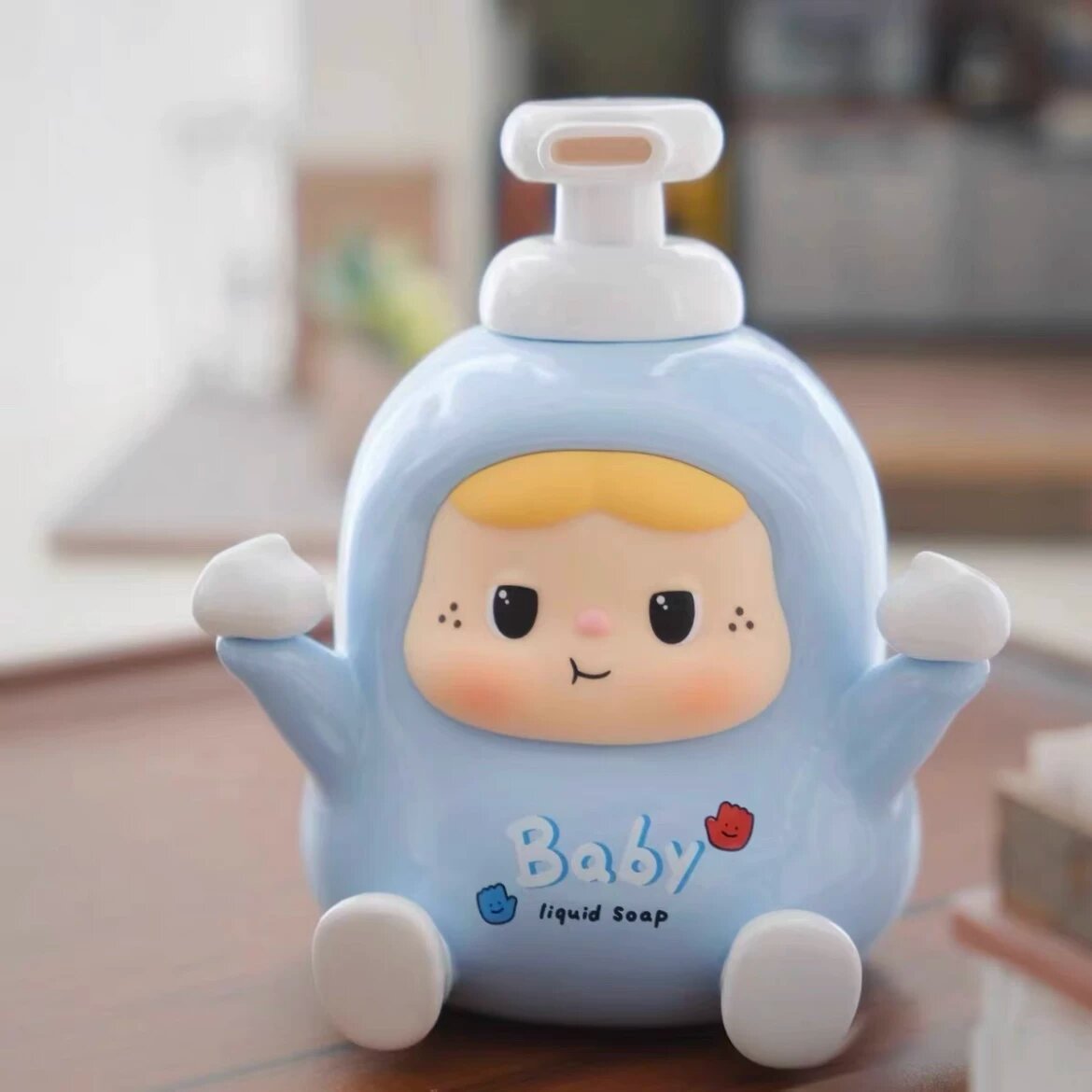 Heyone Black Play Full Belly Mini Kitchen: Bubble Soap Hand Wash Unopened Bag, Cute Doll Toy Decor