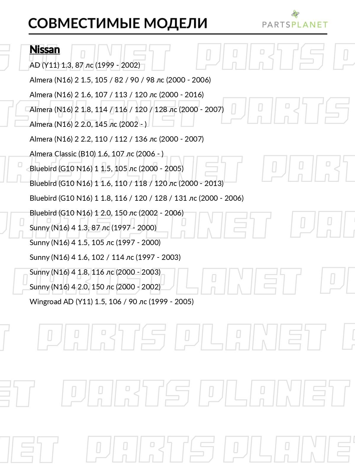 Амортизатор передний, левый для Ниссан AD 1999-2002, Альмера 2 2000-2006, Классик 2006-, Блюберд 1 2000-2005, Санни 4 2000-2003 OEM 4422031700 543034Z001 543034Z029 арт JAS0150