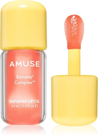 Блеск для губ Amuse Banana Lip Oil, оттенок 04 Juicy Peach, 4,5 мл