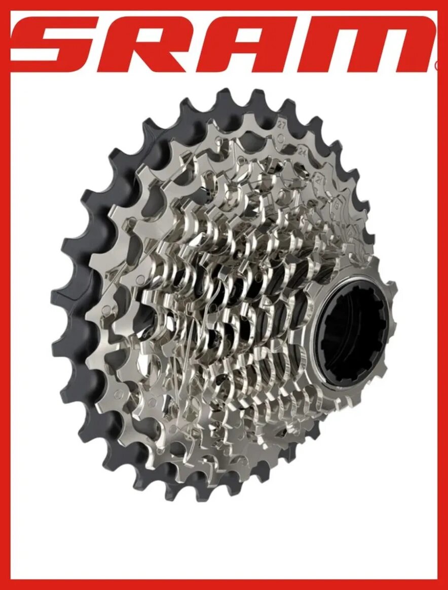 Кассета SRAM Force XG-1270 12-скоростная 10-30T для шоссе и гравия, Кассета для велосипеда